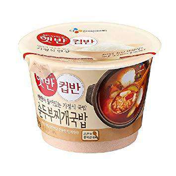 CJ Cup Ban Soft Tofu Stew Soup (173g) - CoKoYam