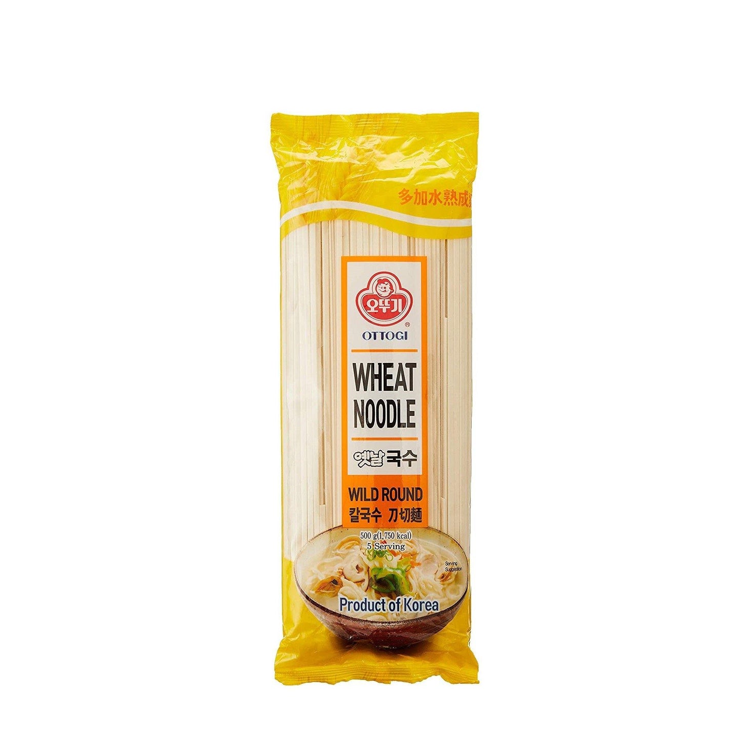 Ottogi Buck Wheat Noodle (500g)- Thin Round(SOMYUN), Wild Round(KALGUKSOO) - COKOYAM