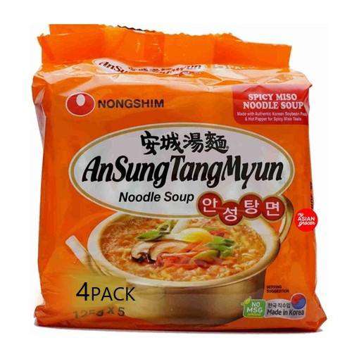 Nongshim Ansung Ramen Noodle Pack (500g-4PK) - CoKoYam