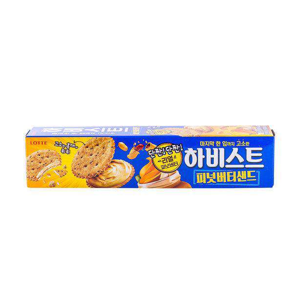 Lotte Harvest Cracker Peanut Butter (91g) - CoKoYam