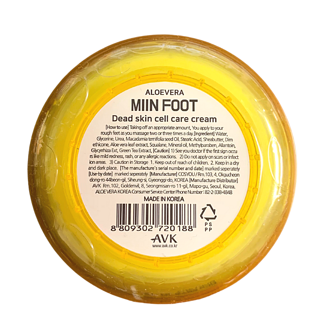 ALOE VERA KOREA Aloe Vera Foot Cream MIIN FOOT (Mi In Bal) (70g) - CoKoYam