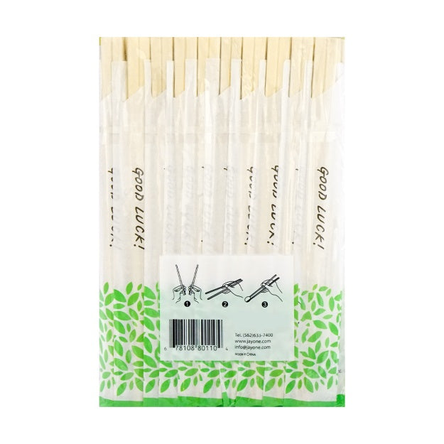 Jayone Wooden Chop Sticks (30 Pairs x 2Pack) - CoKoYam