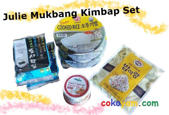 COKOYAM Julie Mukbang Kimbap Combo (970g) - CoKoYam