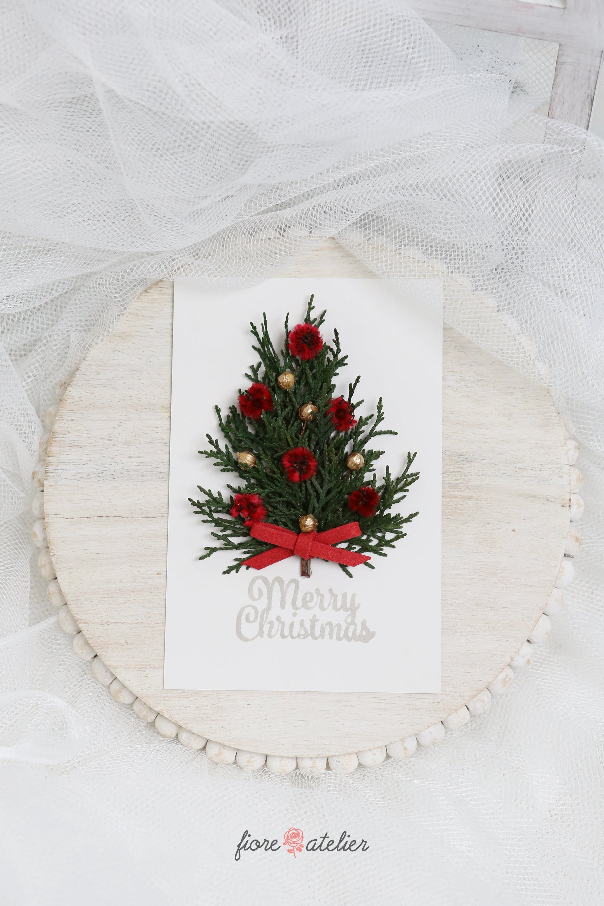 FIORE ATELIER Christmas Card Christmas Tree - [Free Shipping Item] - COKOYAM