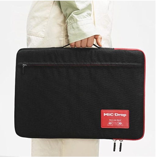BTS Official MIC Drop Laptop Pouch (13.3",15.6") - COKOYAM