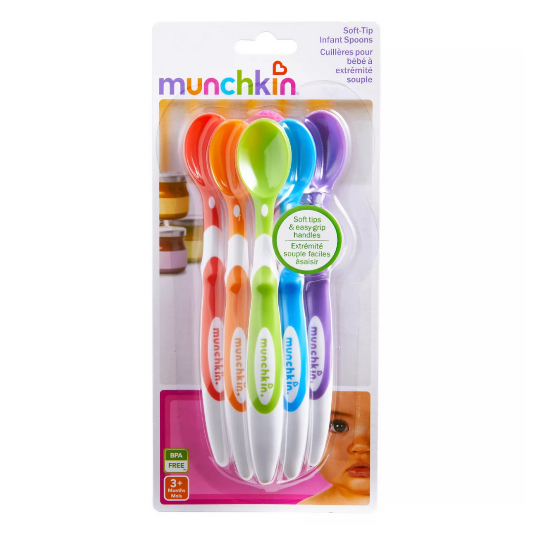 Munchkin Soft-Tip Infant Spoons - 6pk - COKOYAM