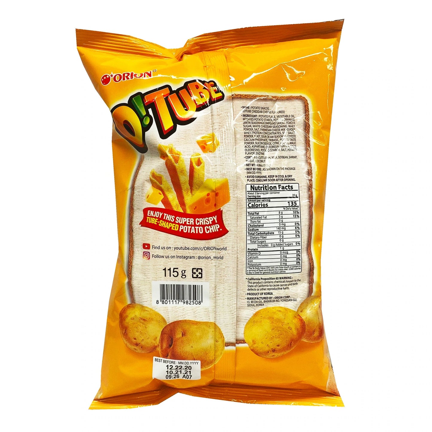 Orion O! Tube Original Chip (115g) - COKOYAM