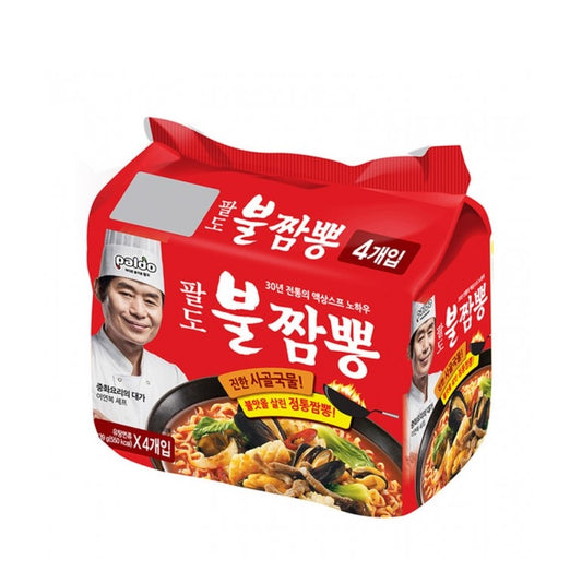 Paldo Bul Jjamppong Spicy 4 Pack (556g) - CoKoYam