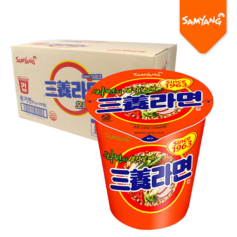 [Box Deal] Samyang Cham Cup Ramen (65gX6Cups) - CoKoYam