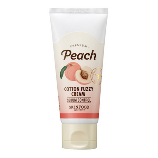 SKINFOOD Premium Peach Cotton Fuzzy Cream (60ml) - COKOYAM