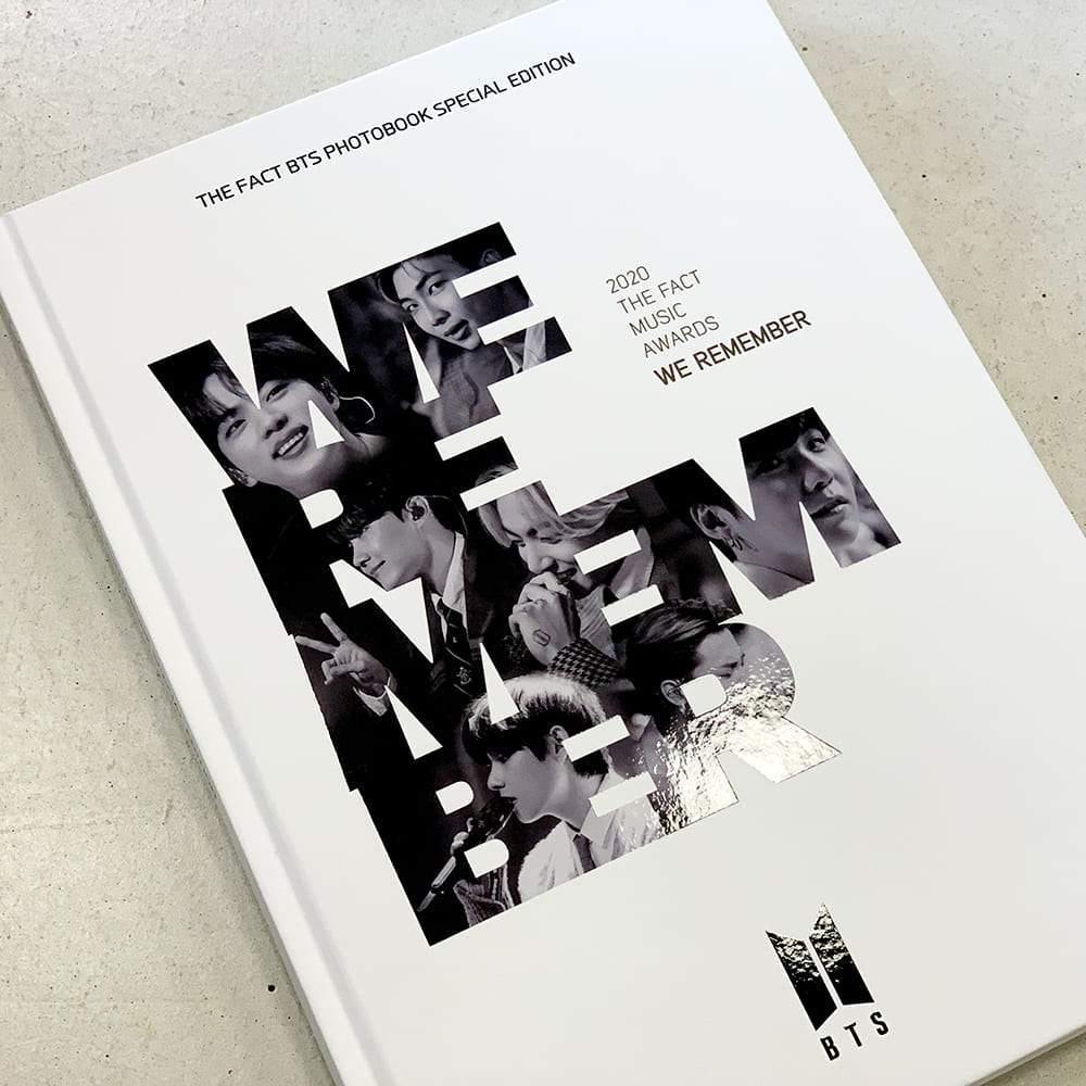 OFFICIAL BTS THE FACT Photobook Special Limited Edition: WE