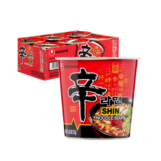 [BOX DEAL] Nongshim Shin Cup Ramen (75g X 12 Cups) - [Discounted Item (Foods)] Maximum order: 2 - COKOYAM