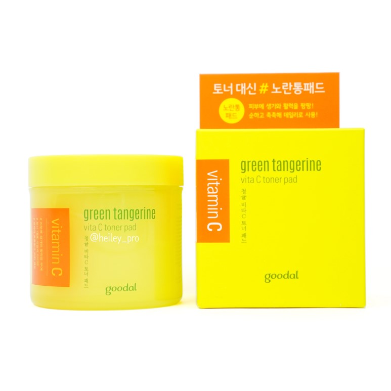 GOODAL Green Tangerine Vita C Toner Pad - CoKoYam