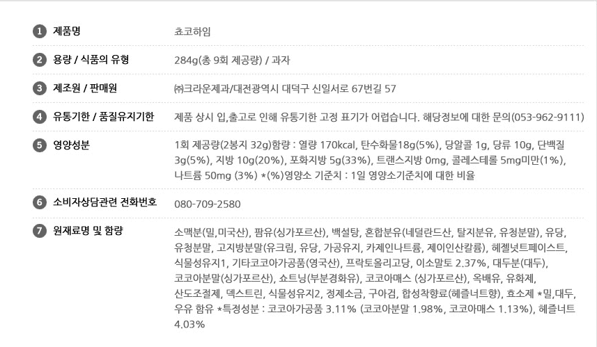 Crown Choco Heim (284g) - CoKoYam