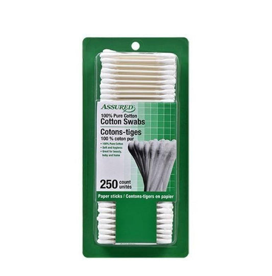 Assured 100% Pure Cotton Swabs (300 Count) - CoKoYam