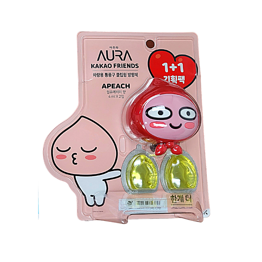 AURA x KAKAO FREINDS Car Freshener Hoodie Ryan & Apeach - COKOYAM