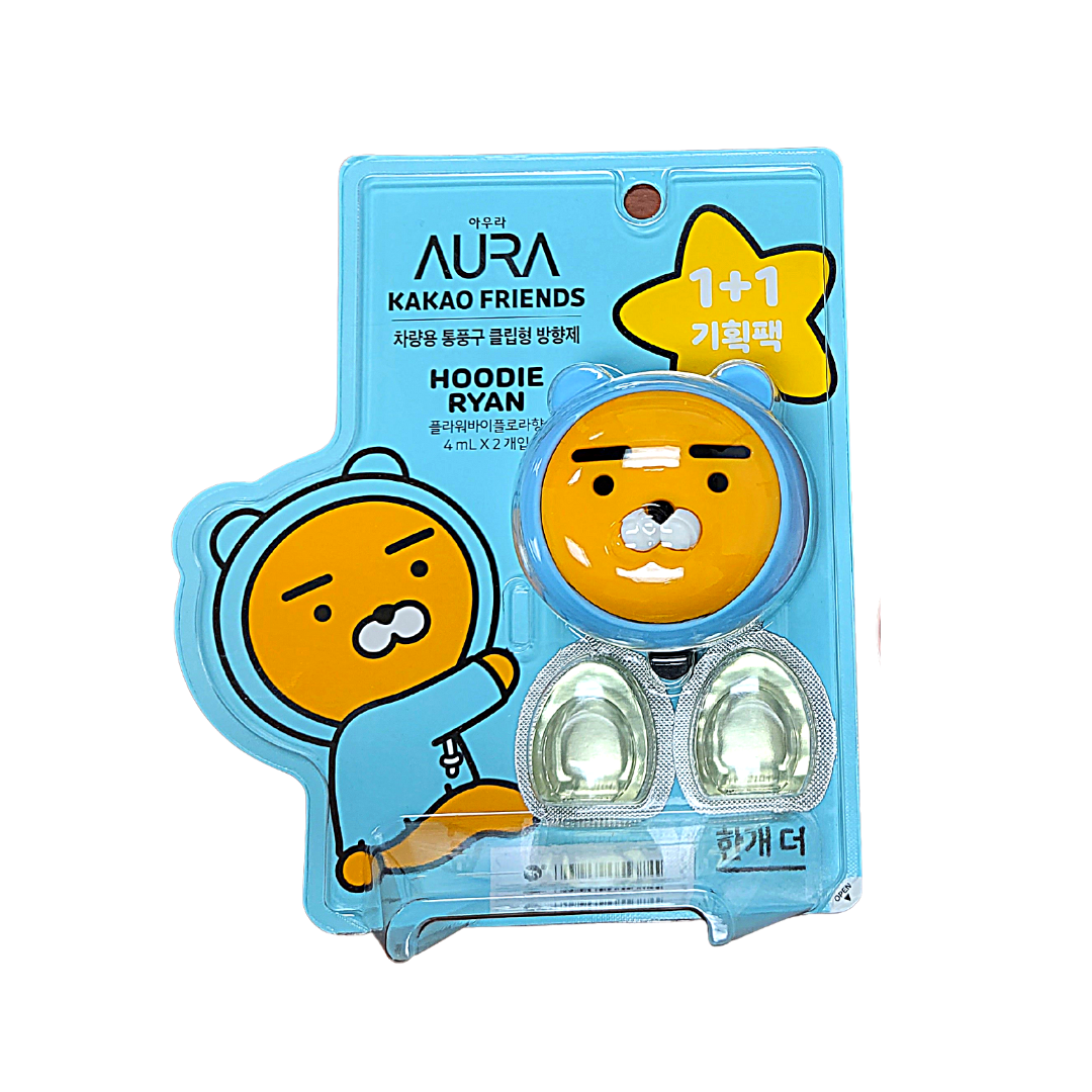 AURA x KAKAO FREINDS Car Freshener Hoodie Ryan & Apeach - COKOYAM