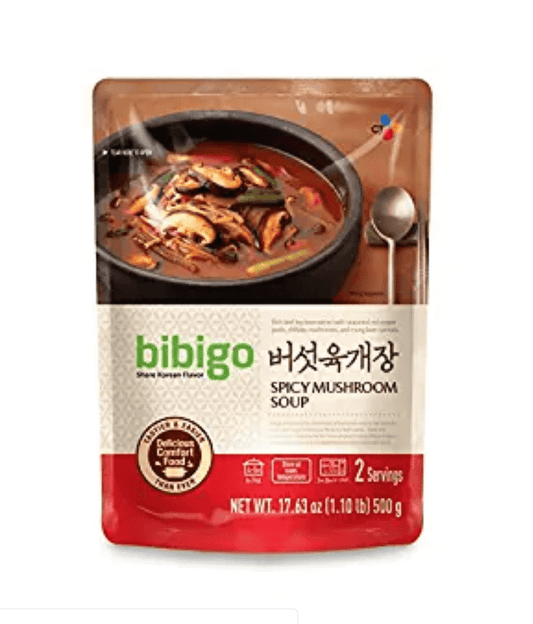 CJ Bibigo Spicy Mushroom Soup (500g) - CoKoYam