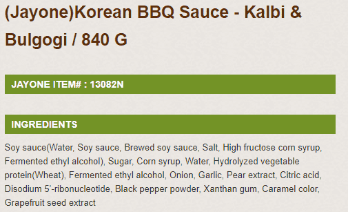 Jayone BBQ Sauce-Galbi & Bulgogi (840ml) - CoKoYam