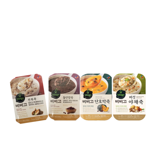 CJ Bibigo Porridge 4 Flavor Combo (280g x 4)-[Discounted Item] - CoKoYam