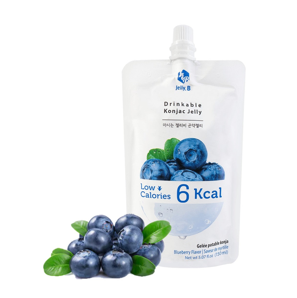 Jayone Jelly B Drinkable Konjac Jelly Blueberry 150ml - CoKoYam