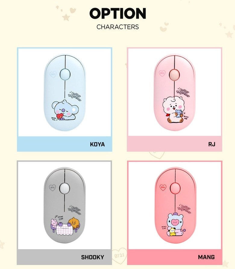 BT21 NEW My Little Buddy Bluetooth Mouse - COKOYAM
