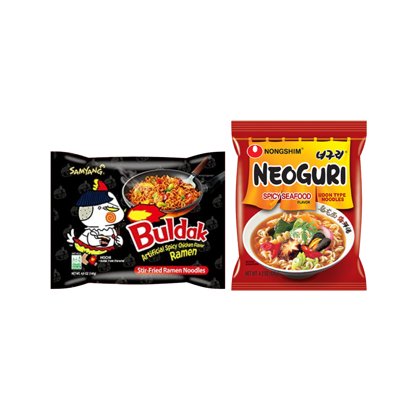 BTS JK BULGURI Spicy Noodle Challenge Combo