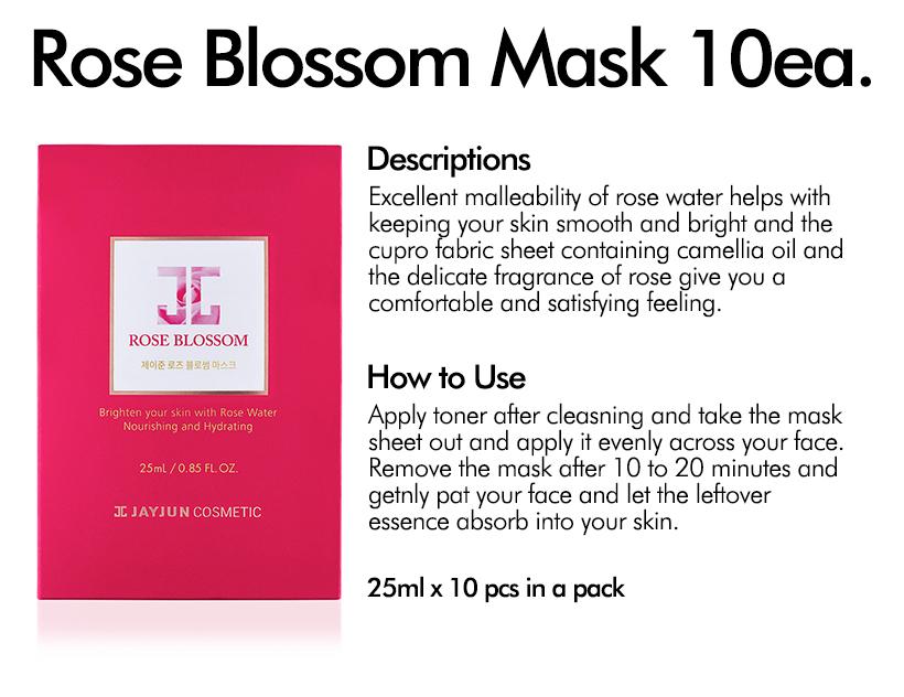 JAYJUN Rose Blossom Mask (10 Sheet) - CoKoYam