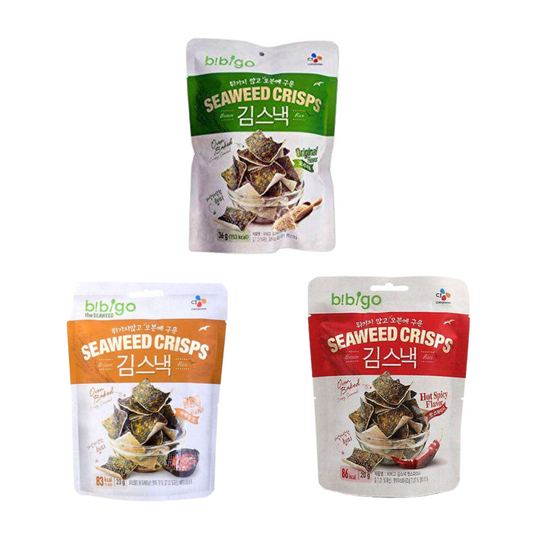 CJ Bibigo Seaweed Snack 3 Flavors Combo (20gX3) - COKOYAM