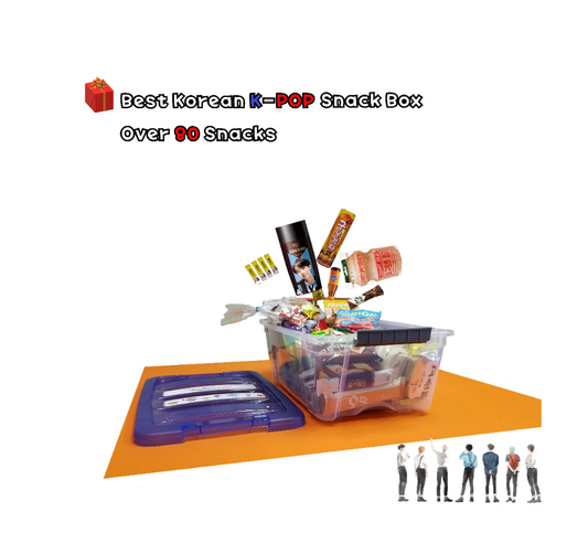 K-POP BTS Care Over 80 Snack Gift Box - Limited Edition - [Discounted Item] - CoKoYam