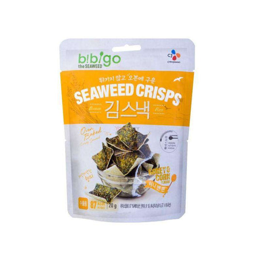 CJ Bibigo Seaweed Snack Crisps Honey & Corn (20g) - CoKoYam