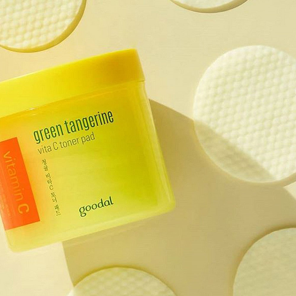 GOODAL Green Tangerine Vita C Toner Pad - CoKoYam
