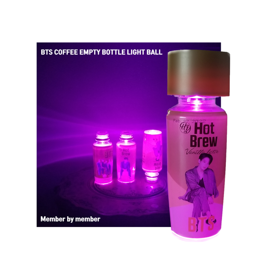 BTS Coffee Empty Bottle Night Purple Lamp [Special Edition] - [Discounted (Goods)]