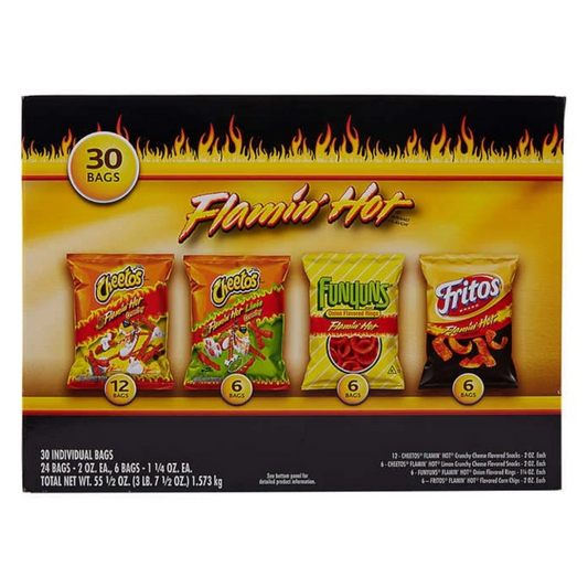 FRITO LAY Flamin' Hot Variety Packs (30bags) - [Box Deal] - COKOYAM