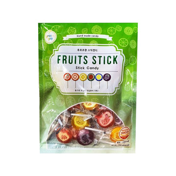 Hanul Fruits Stick Candy (10g x 8ea, 280g Pack) - COKOYAM
