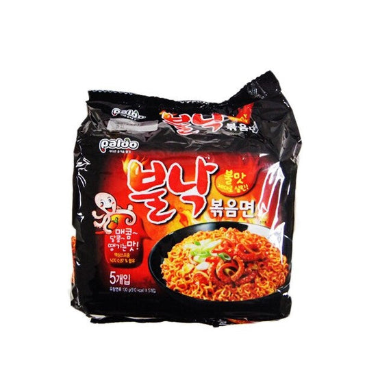 Paldo Hot Octopus Stir-fried Flavor Spicy Ramen 4 Pack (520g) - CoKoYam