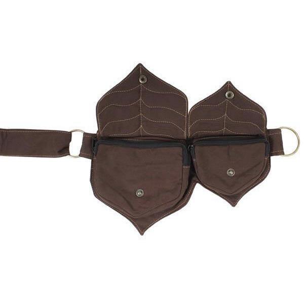 Cotton Two Leaf Pocket Waist Belt - CoKoYam