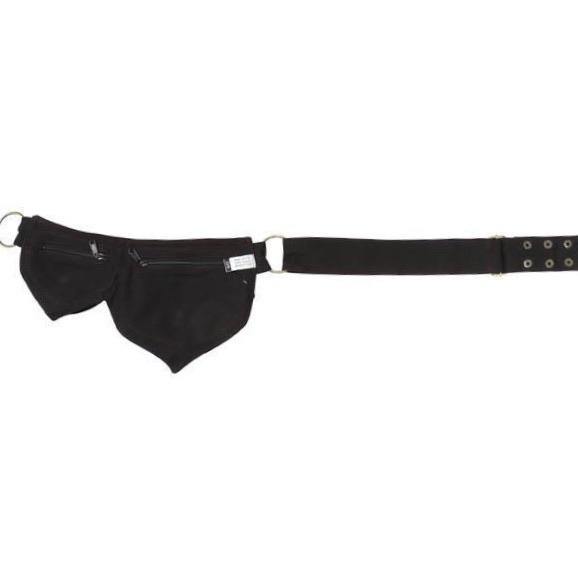 Cotton Two Leaf Pocket Waist Belt - CoKoYam