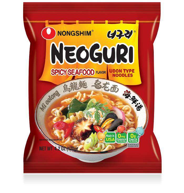 Nongshim Neoguri (Nuguri) Ramen Pack (480g-4PK) - CoKoYam