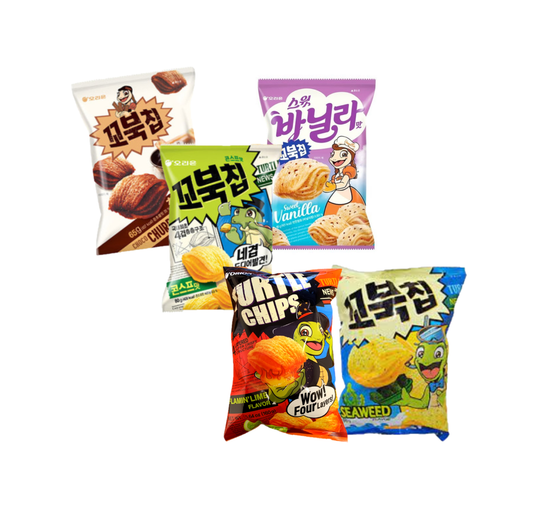 Orion Turtle Chips Party Pack Combo (160g x 5 Flavors) - [Discounted Item (Foods)] - COKOYAM