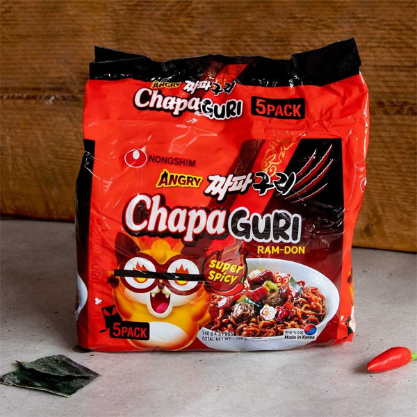 Nongshim Angry Chapa Guri Ramen Pack (140gx4PK) - COKOYAM