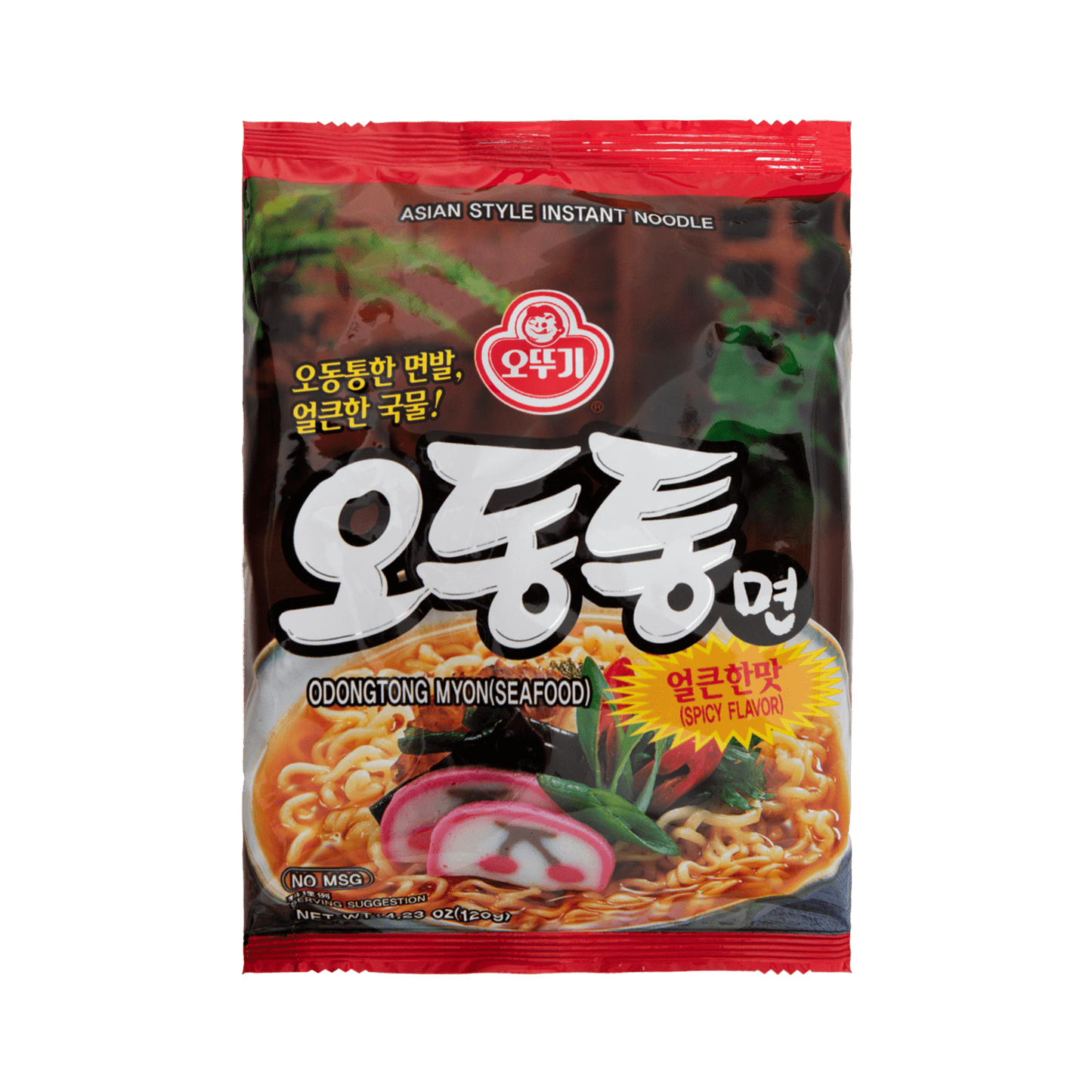 Ottogi Odongtong Spicy Seafood Flavor Udon Pack ( 600g-5PK) - CoKoYam