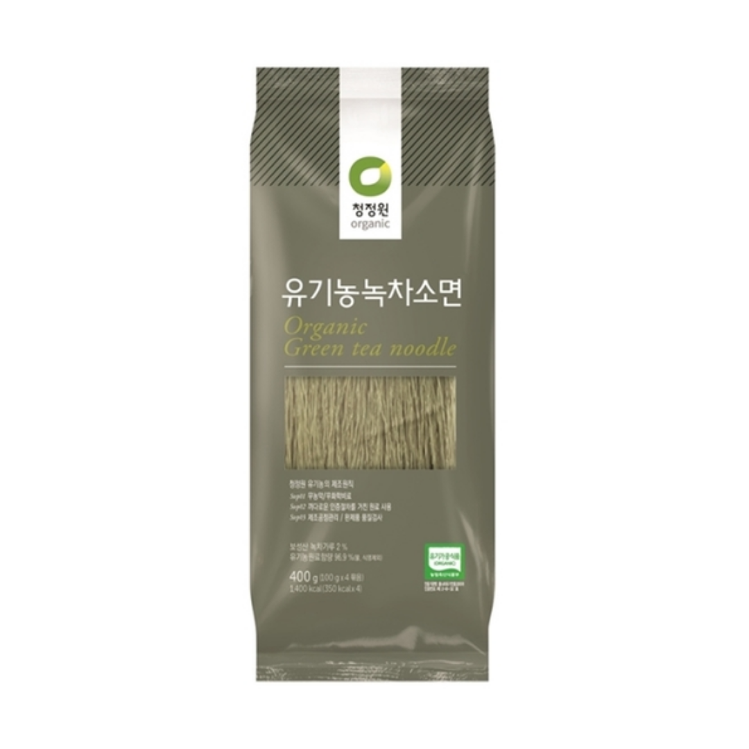O'Food Organic Green Tea Noodle (100gX4) - COKOYAM