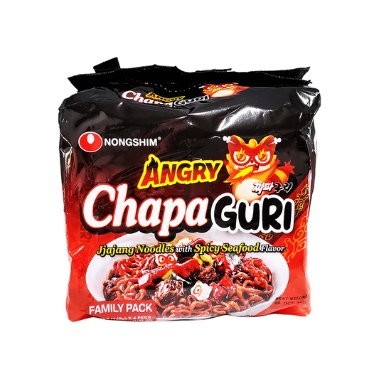 Nongshim Angry Chapa Guri Ramen Pack (140gx4PK) - COKOYAM