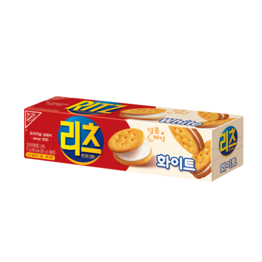 Dongseo Ritz Sandwich Cracker White (38.5gX2) - COKOYAM