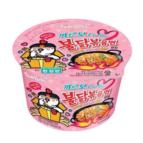 [Box Deal] Samyang Hot Chicken Carbo Big Bowl - Buldak Ramen (105gX16) - CoKoYam