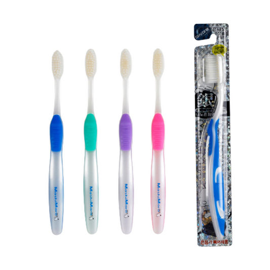 MashiMaro Anti Virus Gold/Silver Nano Toothbrush (Gold/Silver) - CoKoYam