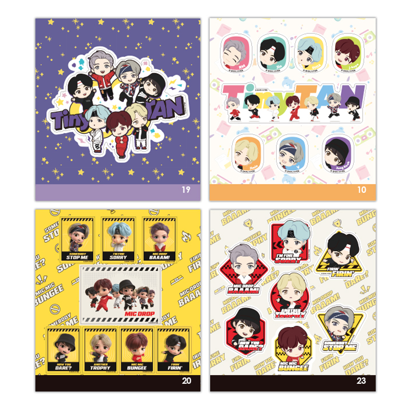 BTS TinyTAN Sticker Book - COKOYAM