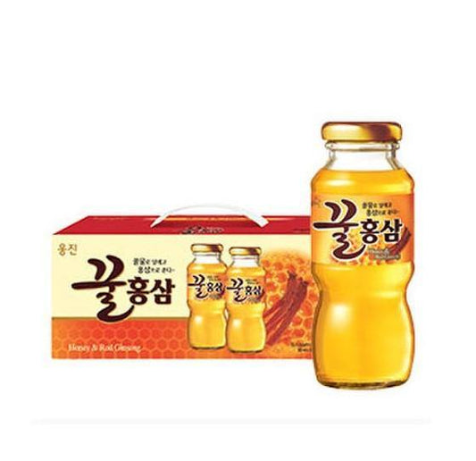 Woongjin Honey & Red Ginseng Drink (180 ml x 12 Bottles) - Gift Pack - COKOYAM