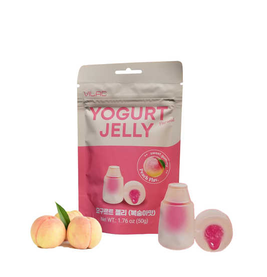 Paldo Vilac New Yogurt Jelly Peach (50g) - CoKoYam